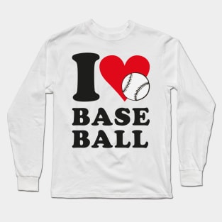 I love baseball Long Sleeve T-Shirt